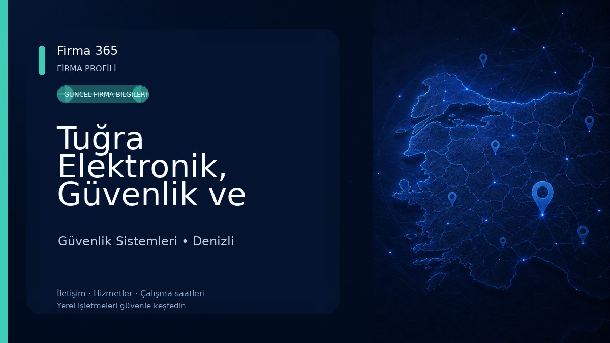 Tuğra Elektronik, Güvenlik ve Akıllı Ev Sistemleri Güvenlik Sistemleri