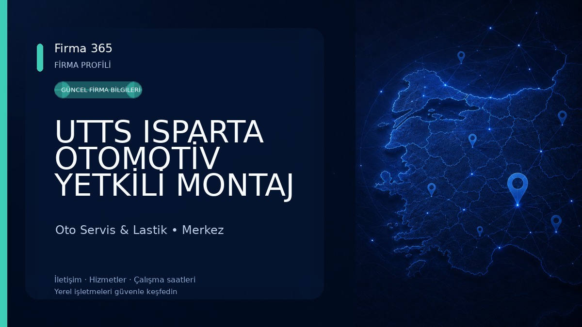 UTTS ISPARTA OTOMOTİV YETKİLİ MONTAJ FİRMASI ISPARTA JANT LASTİK Oto Servis & Lastik