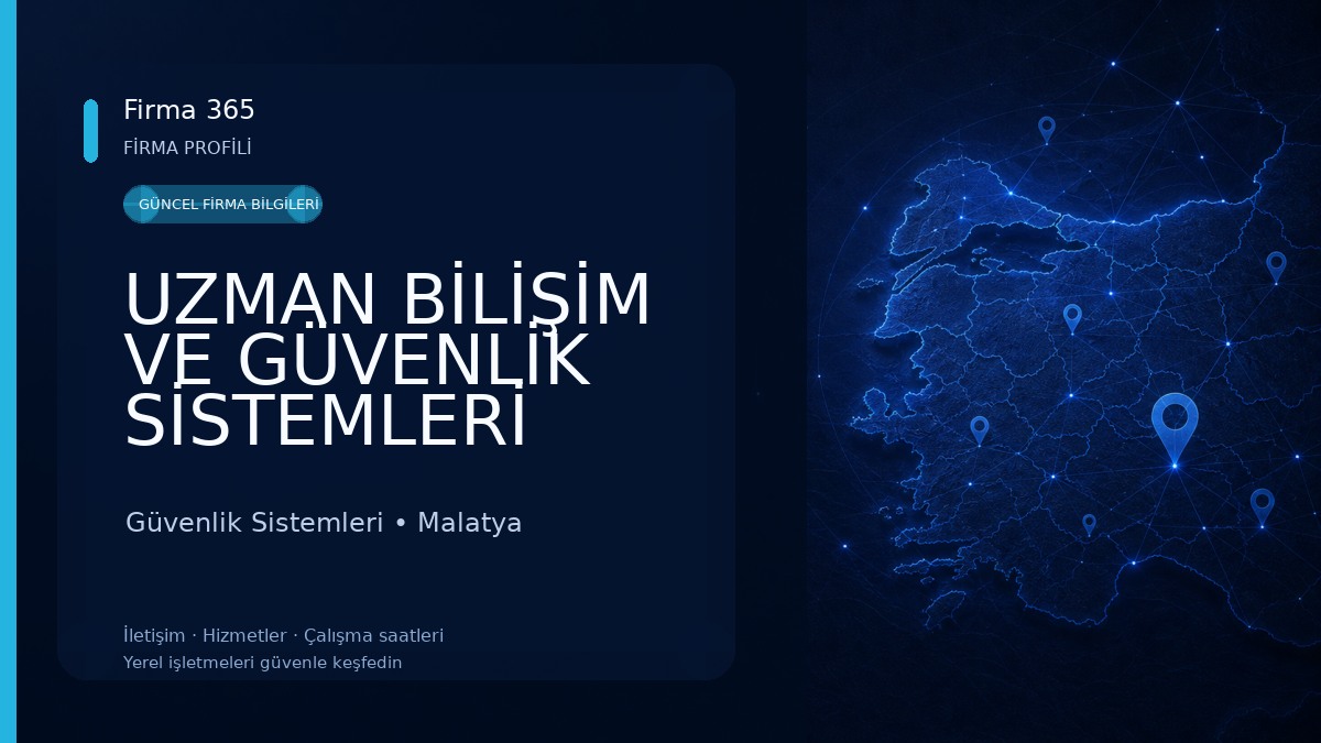 UZMAN BİLİŞİM VE GÜVENLİK SİSTEMLERİ