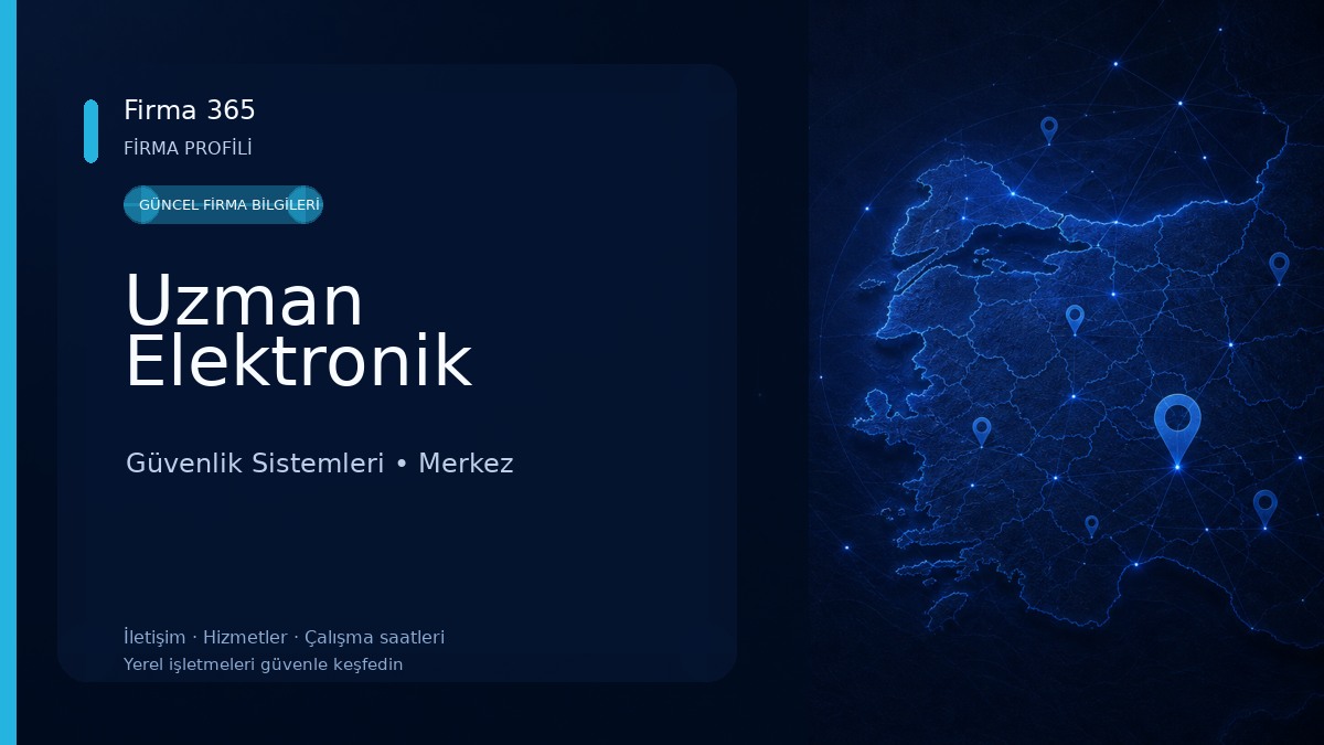 Uzman Elektronik Güvenlik Sistemleri