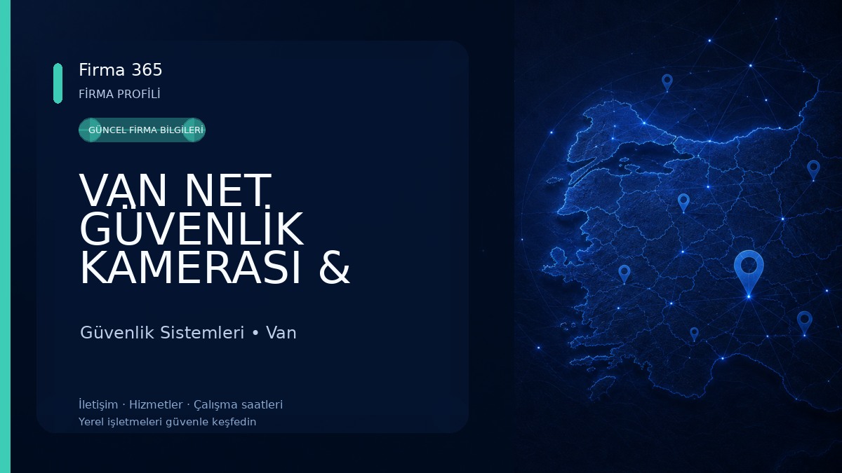 VAN NET GÜVENLİK KAMERASI & BİLGİSAYAR