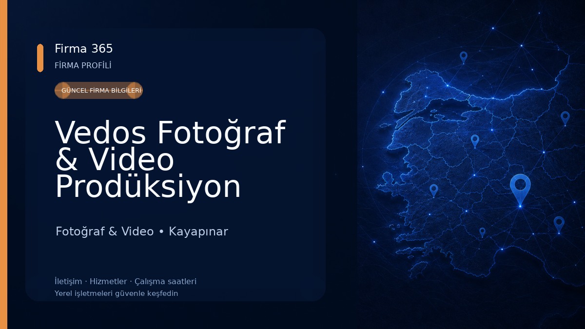 Vedos Fotoğraf & Video Prodüksiyon