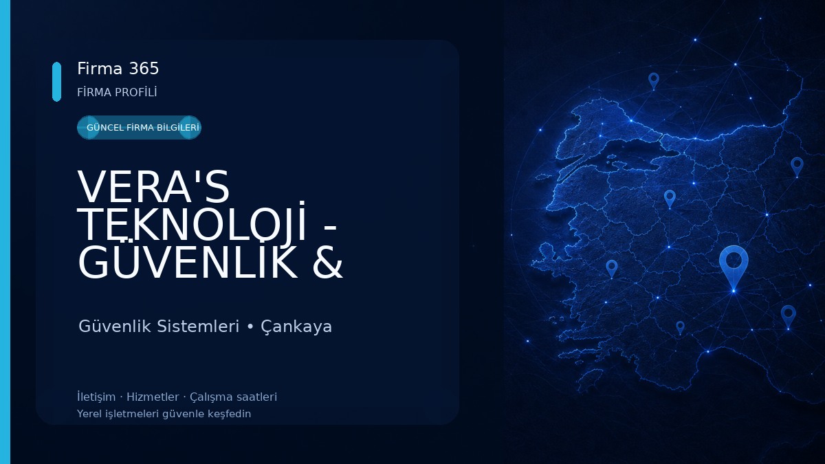 VERA'S TEKNOLOJİ - GÜVENLİK & BİLİŞİM Güvenlik Sistemleri