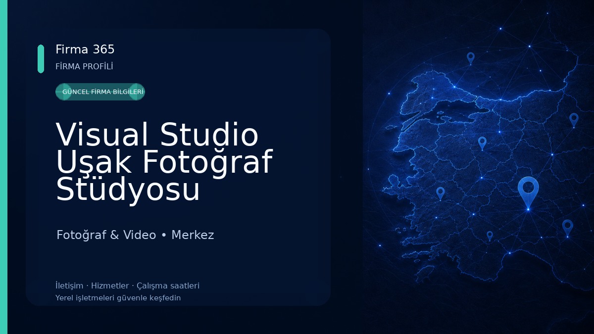 Visual Studio Uşak Fotoğraf Stüdyosu Fotoğraf & Video