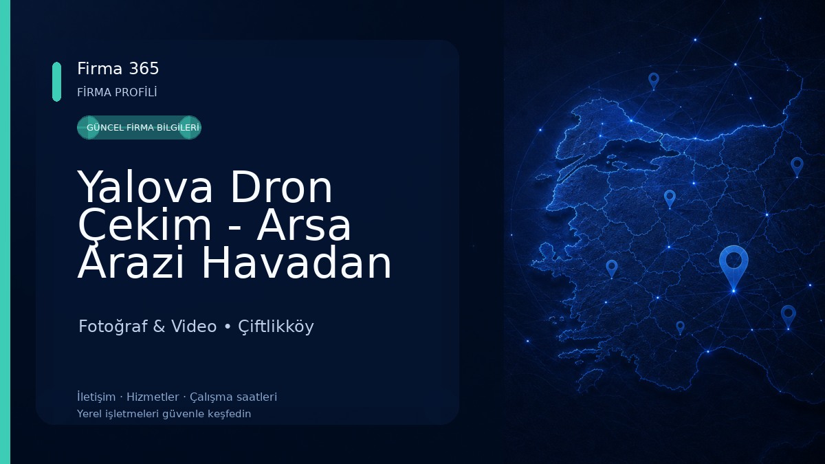 Yalova Dron Çekim - Arsa Arazi Havadan Çekim Fotoğraf & Video