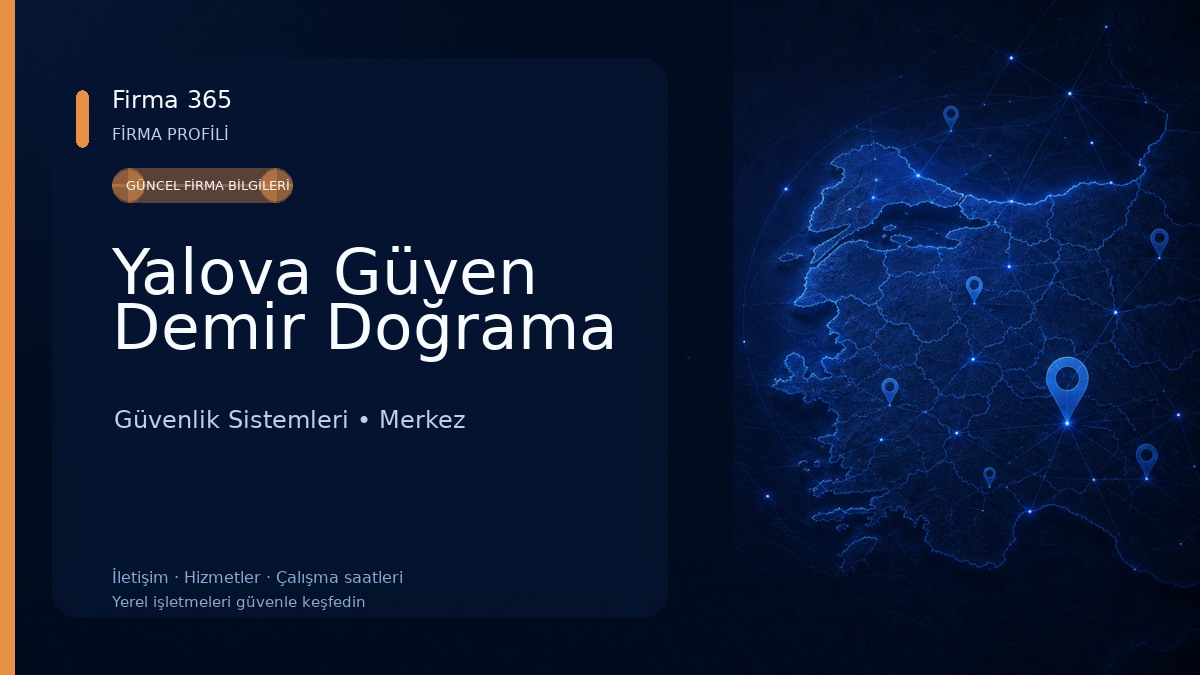 Yalova Güven Demir Doğrama 