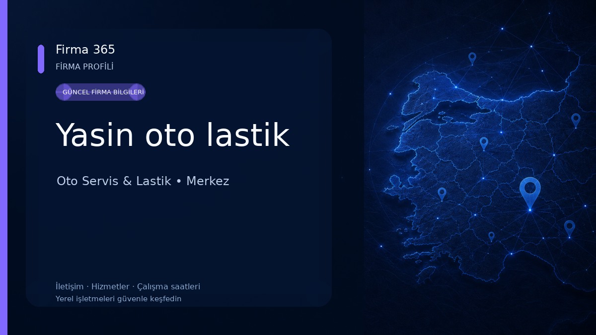 Yasin oto lastik Oto Servis & Lastik