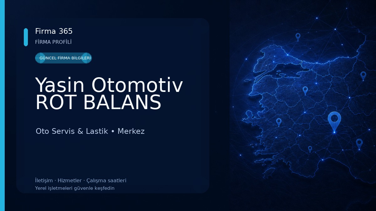 Yasin Otomotiv ROT BALANS