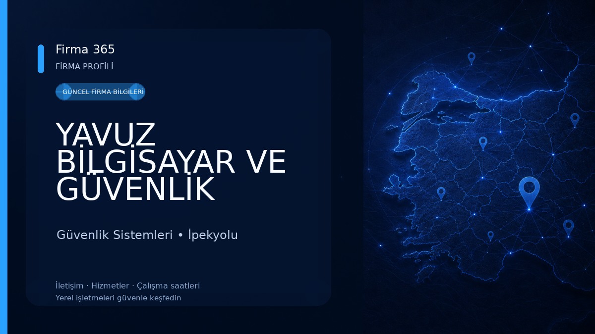 YAVUZ BİLGİSAYAR VE GÜVENLİK SİSTEMLERİ