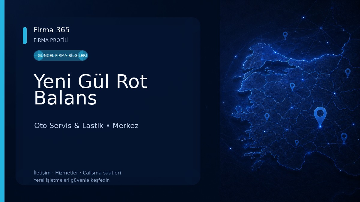 Yeni Gül Rot Balans