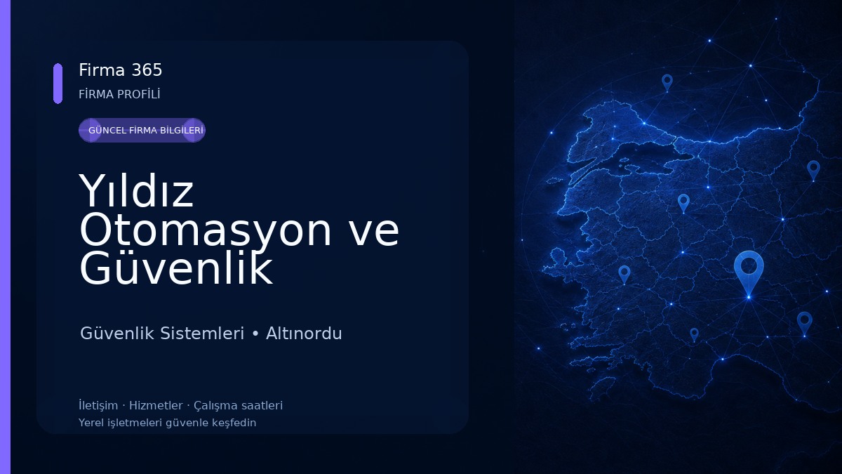 Yıldız Otomasyon ve Güvenlik Sistemleri Güvenlik Sistemleri