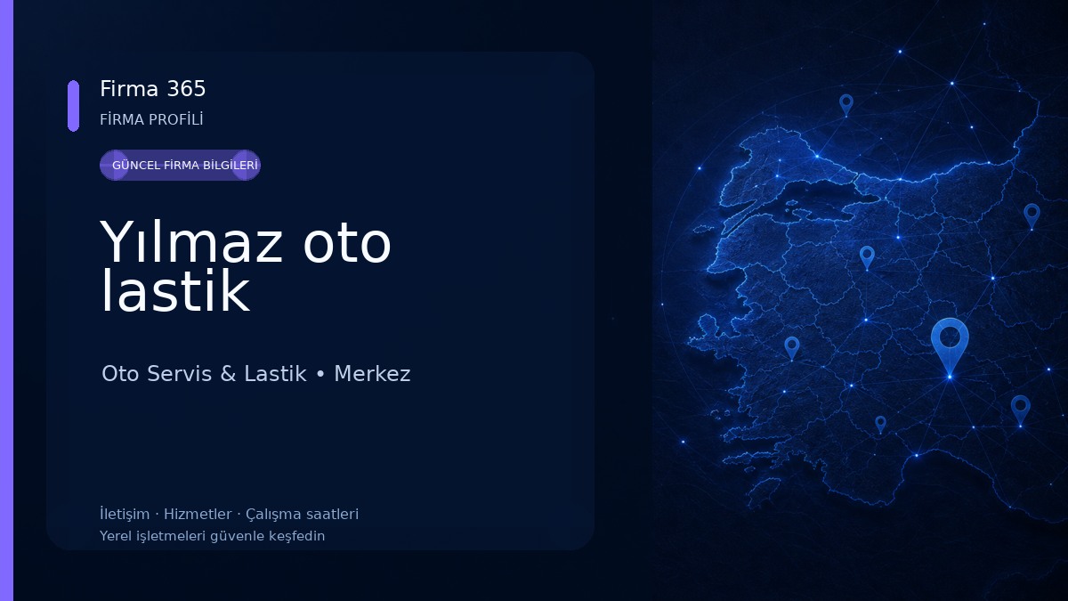 Yılmaz oto lastik Oto Servis & Lastik