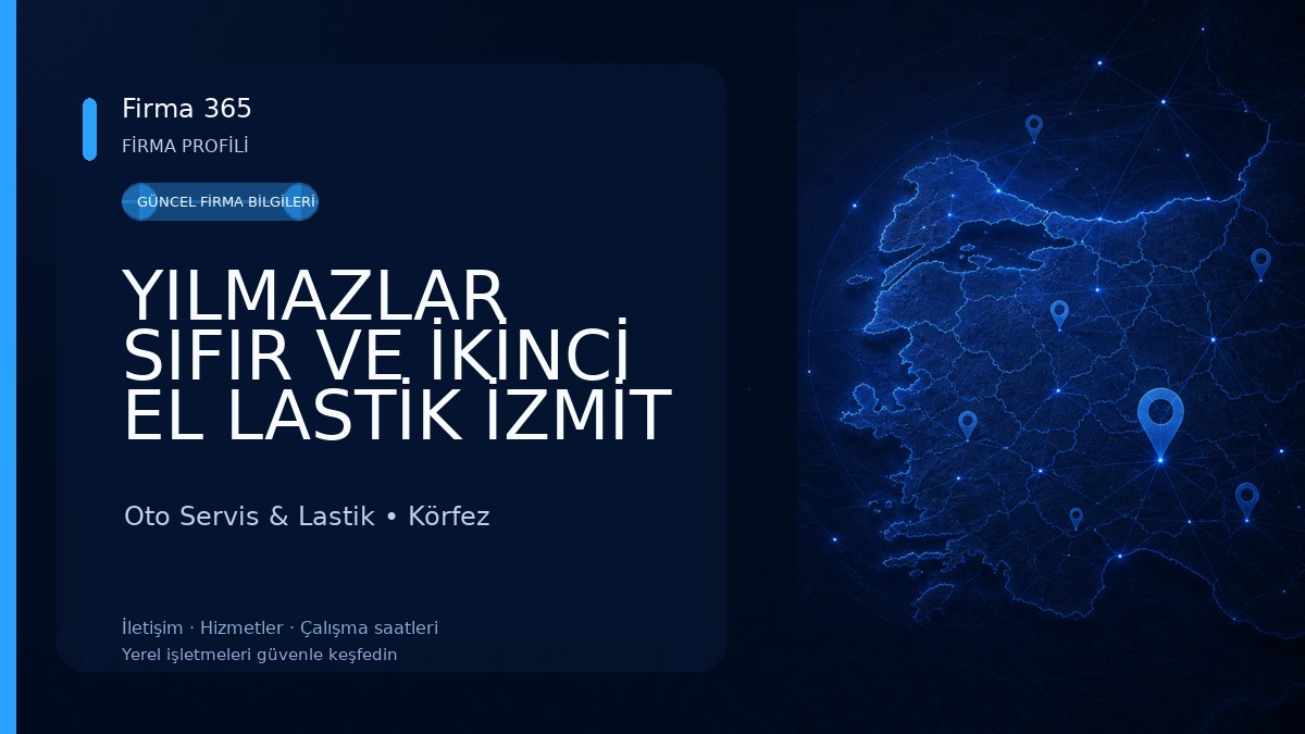 YILMAZLAR SIFIR VE İKİNCİ EL LASTİK İZMİT