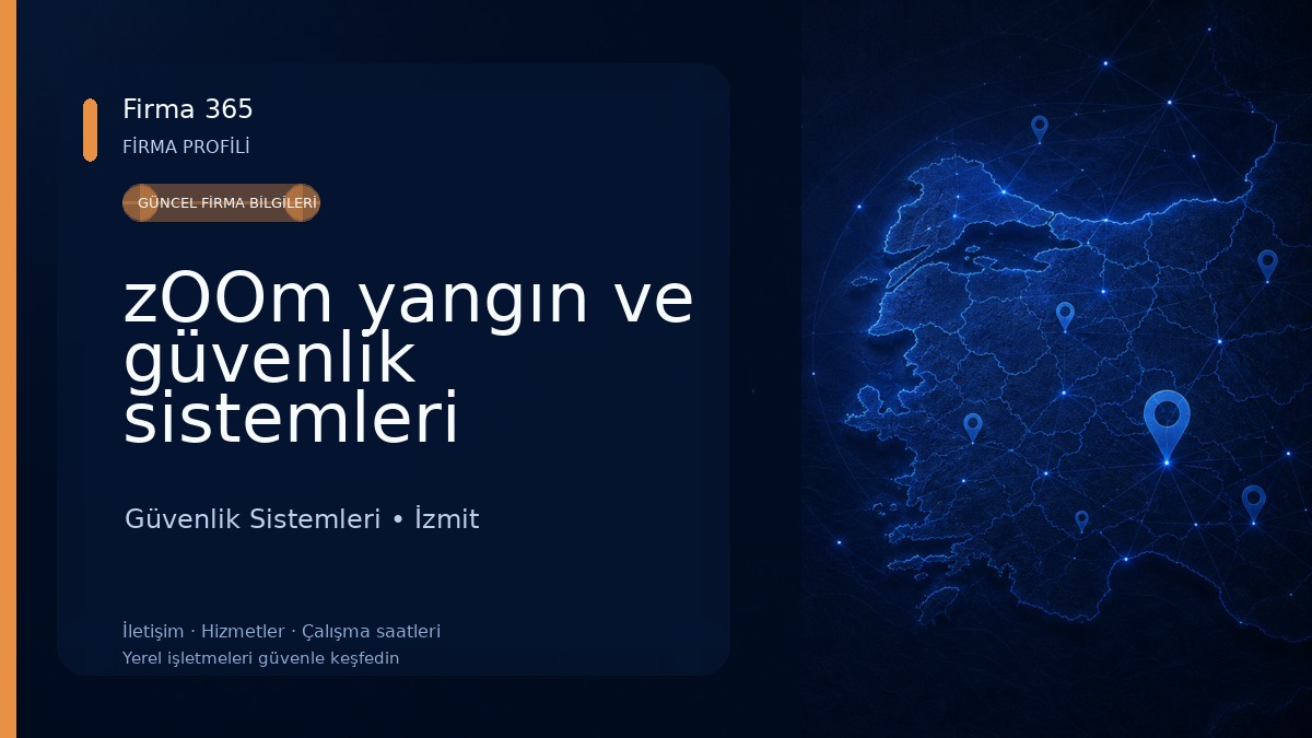 zOOm yangın ve güvenlik sistemleri Güvenlik Sistemleri